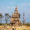Dravidian architecture temple at Mammalapuram