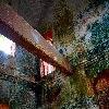 Wooden beam inside Jail for Women at Viper Island