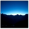 Sun rise at Biskeir thatch camp site, YHAI Sarpass trekking