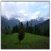 Himalaya panorama hills view from Bhandak thatch