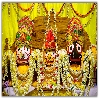 Lord Jagannatha, Bhalabadra and Subhadra from a local temple