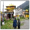 Front view of Tibetan Monastery at Manali