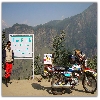 Save earth board at Himalayas
