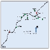 Shimla to Chitkul route map with distance information