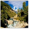 View from Bridge top near Sangla village