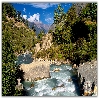 River Baspa at Sangla village in Himachal Pradesh