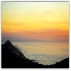 Sunrise before beach area