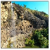 Waterfall at Ellora cave near Daulatabad