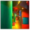 Colorful abstract view in the Planetorium