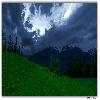 Himalayan mountain ranges during evening under clouds at Bhandak Thatch