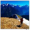 Steep climbing before Sar pass