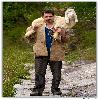 Himachal man with Goat