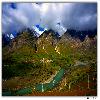 Confluence of Chandra and Bhaga river at Tandi and valley view