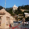 Above the temple complex