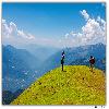 Valley view towards Kullu from height