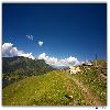 Hills and valley view before reaching Prashar lake
