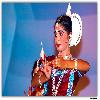 Odissi dance stage performance