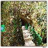 The internal caves at the Eco Cave park at Nainital