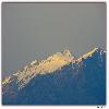 Nanda devi peak as seen from Munsiyari.