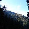 Hills with snow