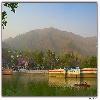 The opposite shore of Bhimtal lake