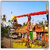 Moving Arati or Ratha used by Sri Ram during Lankapodi festival at Daspalla 