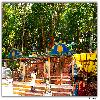 In front of temple entrance at Gupteswar 