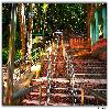 Steps to climb to reach the main entrance of Gupteswar cave temple