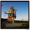Hanuman statue at lower Kolab  dam at Jeypore