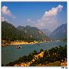 Hills and river godavari at Perantalapalli