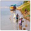 Washing in river Godavari