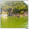 Small boat in river 