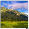 Hills around golf ground at Pahalgam