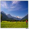 Playing golf at Pahalgam