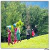 Collecting grass at Pahalgam 