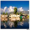 Houseboat by the side of Lake