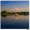 A Shikara in Dal Lake