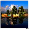 Houseboats in Dal Lake