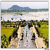 Dal Lake is by the side of Nishat Bagh garden
