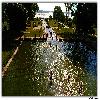 Water fountains and Lake 