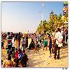 Enjoying on a Sunday at Mumbai Juhu beach 