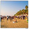 Juhu beach area at Mumbai in afternoon 