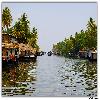 Approaching a Lake by Houseboat  
