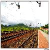 Inside Araku railway station 