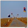 The way to Rann Utsav inside Rann 