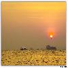 Sunset on return journey from Elephanta Caves 