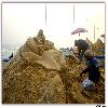 International Sand Art Festival at Chandrabhaga Beach near Konark Photos