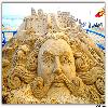 International Sand Art Festival at Chandrabhaga Beach near Konark Photos