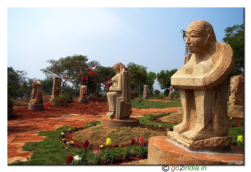 Sculptures at Kailasagiri park  in Visakhapatnam