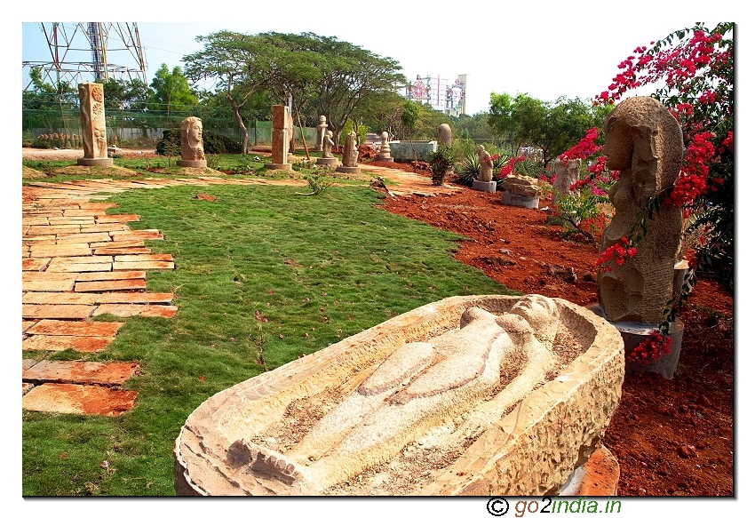 Sculptures at Kailasagiri park  in Visakhapatnam